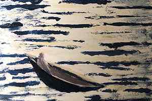 Onderweg langs zee , illustratie , 25x60  2017
